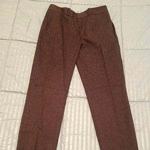 Massimo Dutti Dark Red Business Trouser Pants (OG $129)